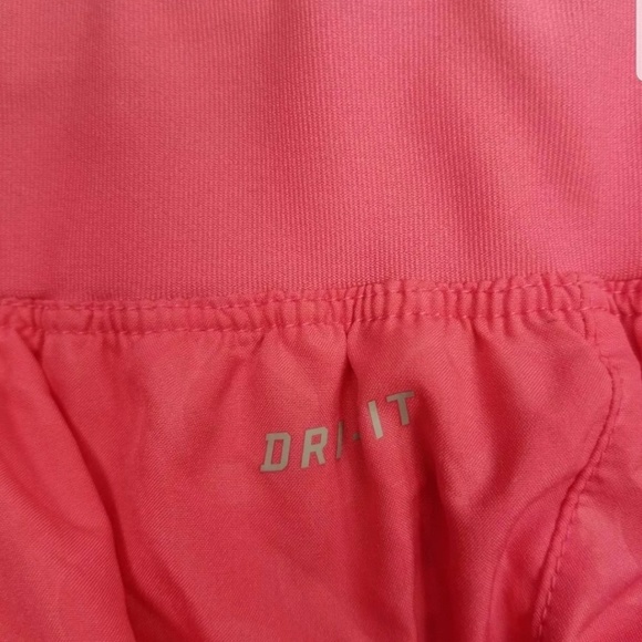 Nike Dri Fit Shorts Sz S Pink Lined - Picture 7 of 7